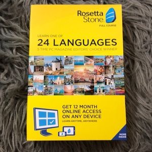 Rosetta Stone Online Access. One year